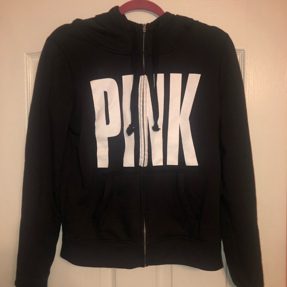 Pink Zip Up Hoodie